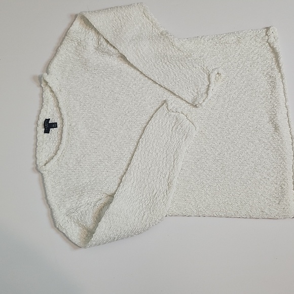 Talbots Cream Textured Knit Sweater - Picture 3 of 6